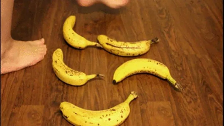 Banana Crush With Barefeet