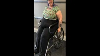 wheelchair in public & dressing room tight clothes