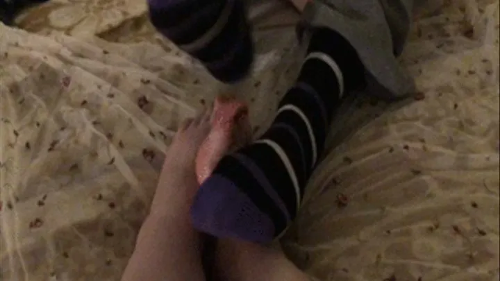 playing footsie