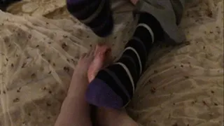 playing footsie