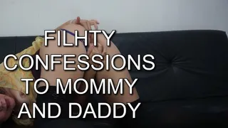 Nasty step-daughter confesses how slutty she is