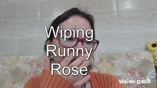 Wipping Runny Nose