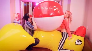 [Oxana & Lilu] Blowing Big Double Valved Ball