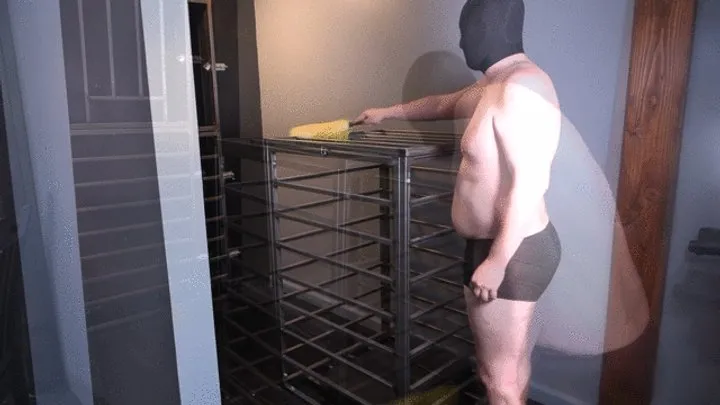 Naughty Service Sub Caught And Caged