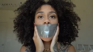 Silver Duct Tape Gag