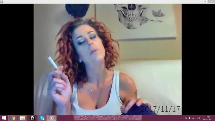 Smoking + Curly Hair