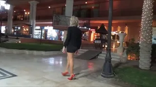 strolling trough arabic night with extreme 5,5 inch red stiletto shoes - full clip