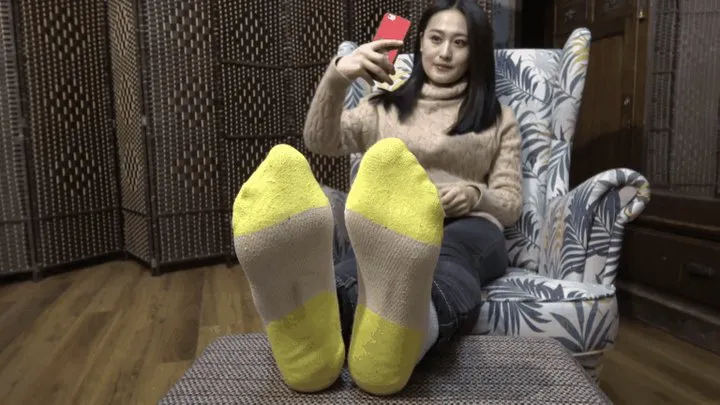 Daiyu Dirty Socks foot JOI p1