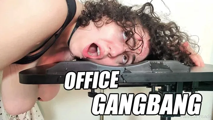 Fuchsia Peach - Submissive Secretary Gangbang