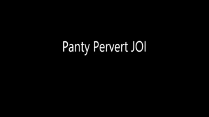 Panty Pervert JOI