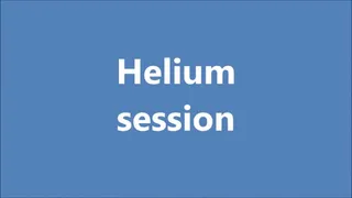 Video helium session