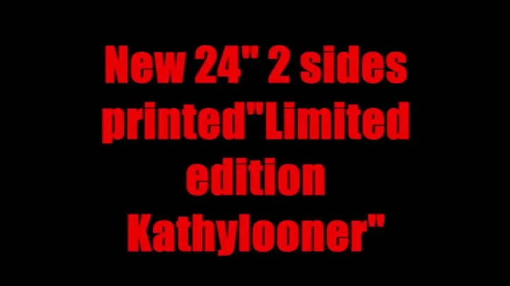 New 24" new print "Limited edition kathylooner" blow to pop