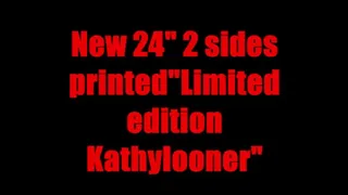 New 24" new print "Limited edition kathylooner" blow to pop