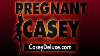 Casey Preggo Christmas Pussy