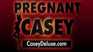 Casey Preggo The white fishnet bikini