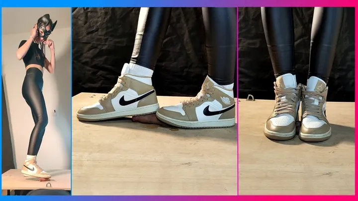 Nike Jordan Cock Crush, Shoejob with Ruined Cum I Zusje