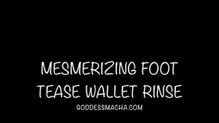 Foot Tease Wallet Rinse