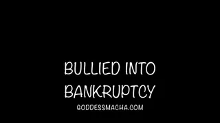 Bullied Into Bankruptcy