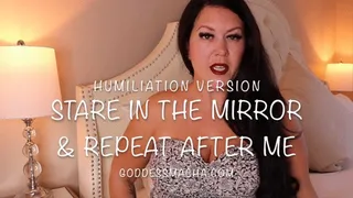 Stare In The Mirror & Repeat After Me: Ego Destruction Edition