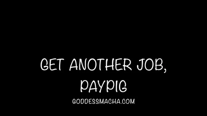 Get Another Job, Paypig