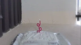 Birthday Cake Foot Crush