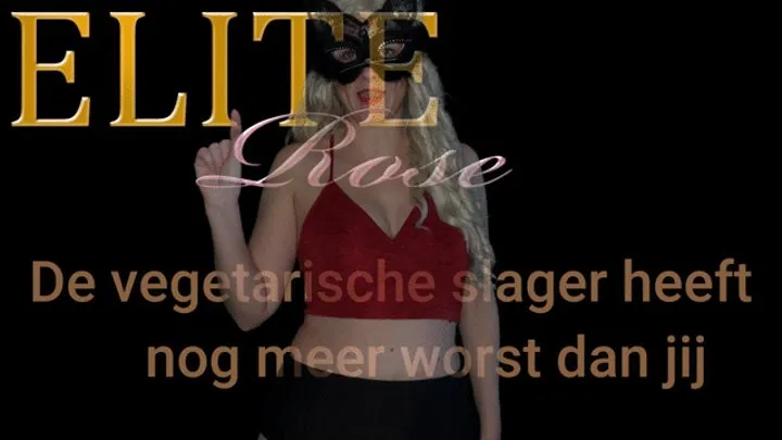 De vegetarische slager heeft meer worst dan jij