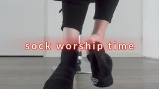 Sock worship time
