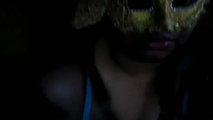 Blue Creole Fan teasing and sensual dancing show: 2