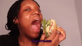 Eating a Sandwich with My Mouth Open - Chewing, eating, food