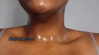 Neck Exercises Stretching - Water Gulping and Swallowing - Neck Oiling - Throat Fetish - Chy Latte