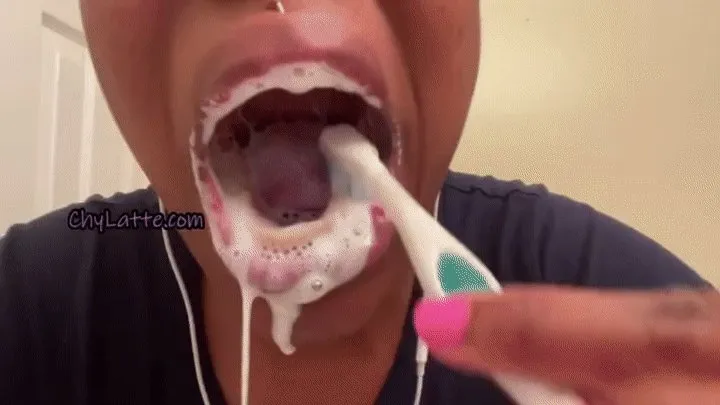 My Dentist Would Be Proud - Toothbrushing - Teeth Fetish - Mouth Fetish