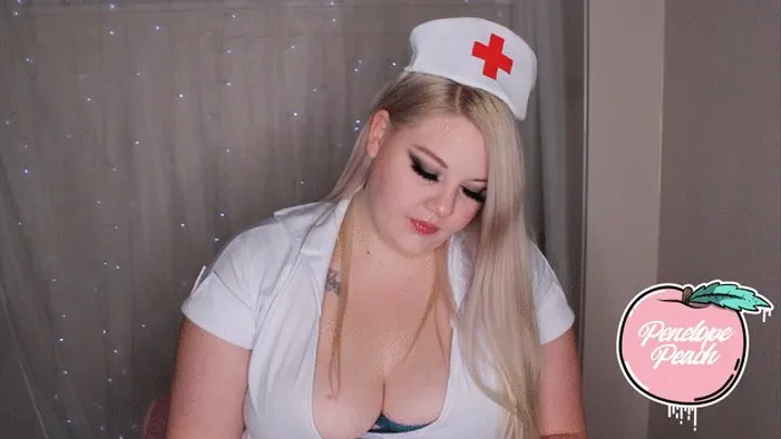 BBW Nurse Drains Your Balls & Gets Creampied