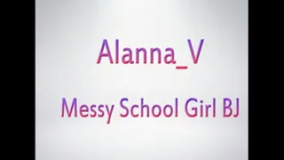 School Girl MESSY ROUGH Deepthroat