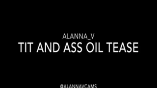Tit and Ass Oil Tease
