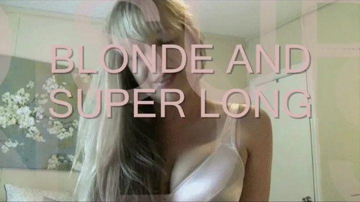 Super Long Blonde Hair