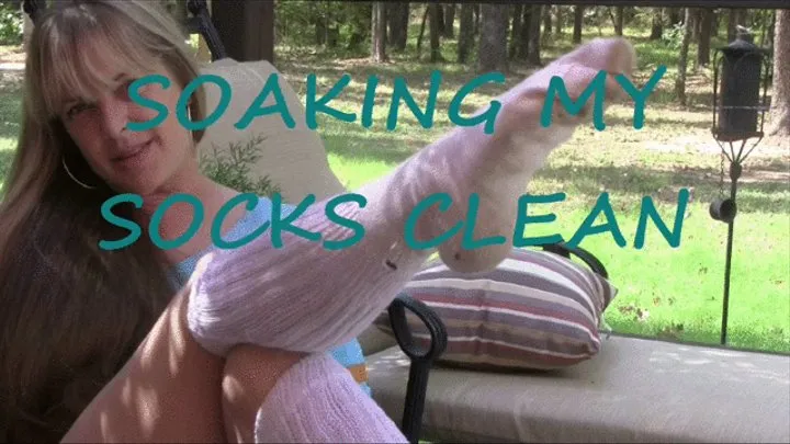 Soaking My Socks Clean
