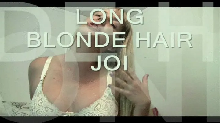 Long Blonde Hair JOI