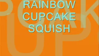 Rainbow Cup Cake Ass Squish