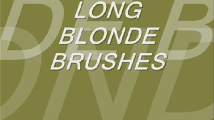 Blonde Sunlight Brushing