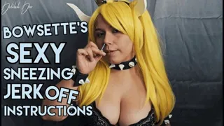 Bowsette's Sexy Sneezing Jerk Off Instructions