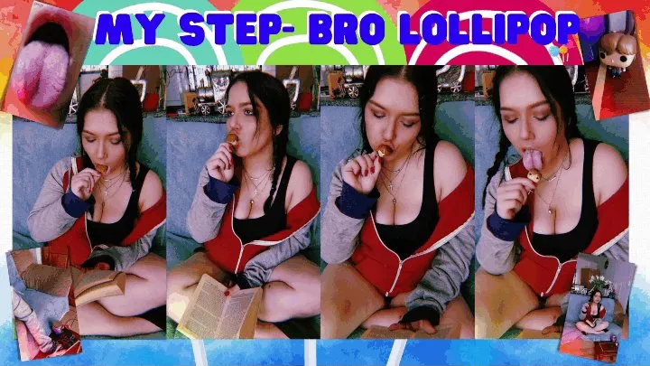 My Step-Bro Lollipop - Unaware Giantess Mistakes Shrunken Step-Brother for a Lollipop!!