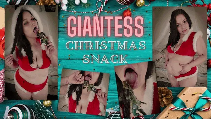 Giantess Christmas Snack (Vertical Video)