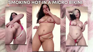Smoking Hot in Micro Bikini