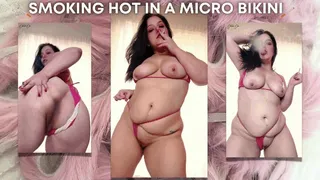 Smoking Hot in Micro Bikini - MKV