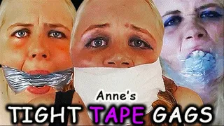 Anne Dville in: Tape Gagged Really Tight! (TIGHT TAPE GAG TALK COLLECTION)