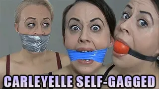 Kinky Carleyelle's Sexy Self-Gagging Sessions
