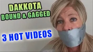 Dakkota Grey Bound & Gagged