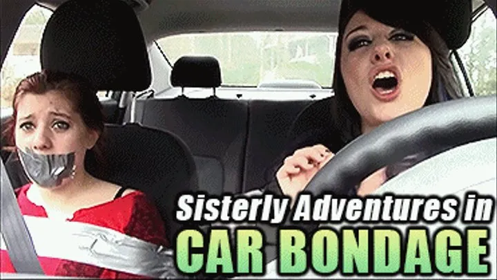 Dakota & Gemi's Sisterly Adventures In Car Bondage