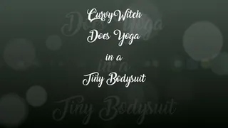 BBW Yoga in Tiny Bodysuit