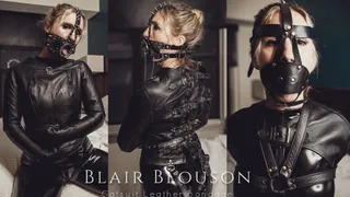 Blair Blouson Catsuit Leather Bondage